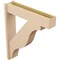 Ekena Millwork 7 1/2-in W x 34-in D x 40-in H Funston Block Rough Cedar Woodgrain TimberThane Outlooker, Primed Tan OUTUR075X34X40FST44RCPR - alternate 6